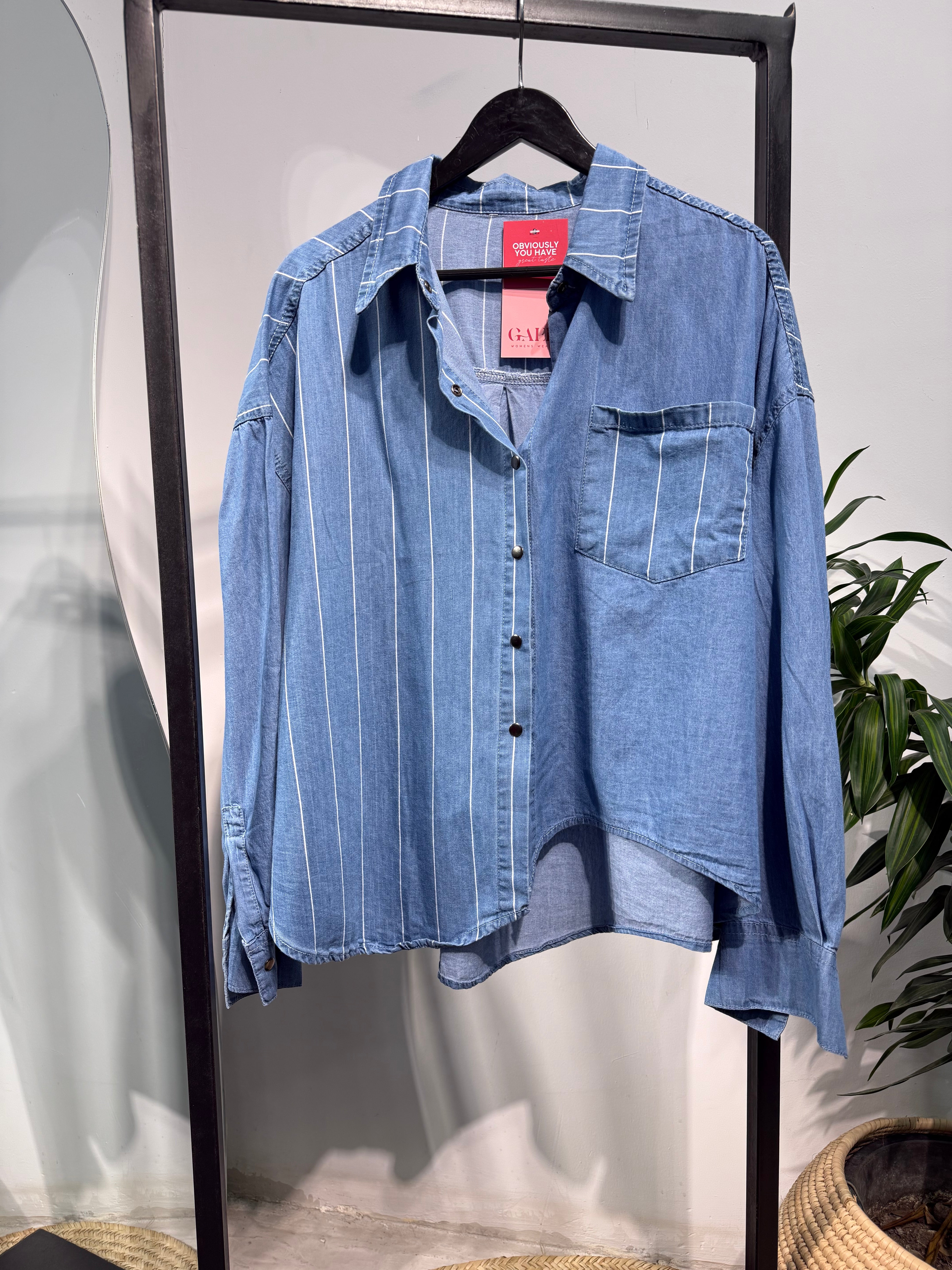 Oversize Denim Shirt