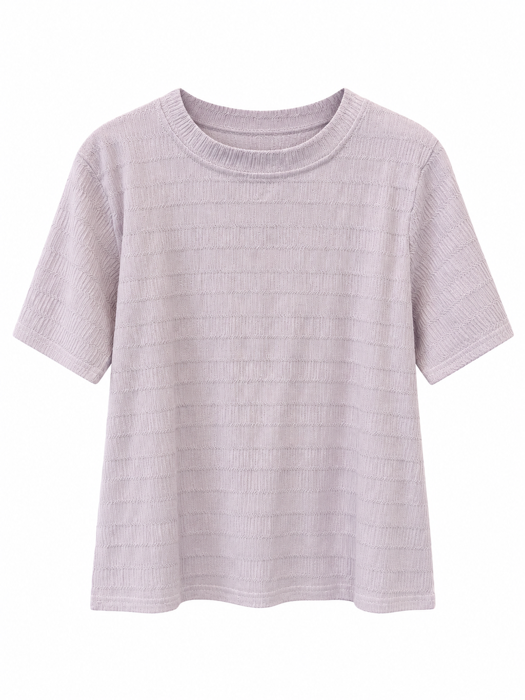 Textured Short-Sleeve Top