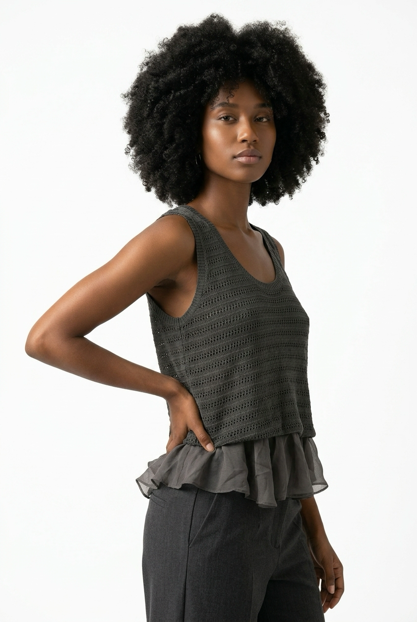 Crochet Peplum Top