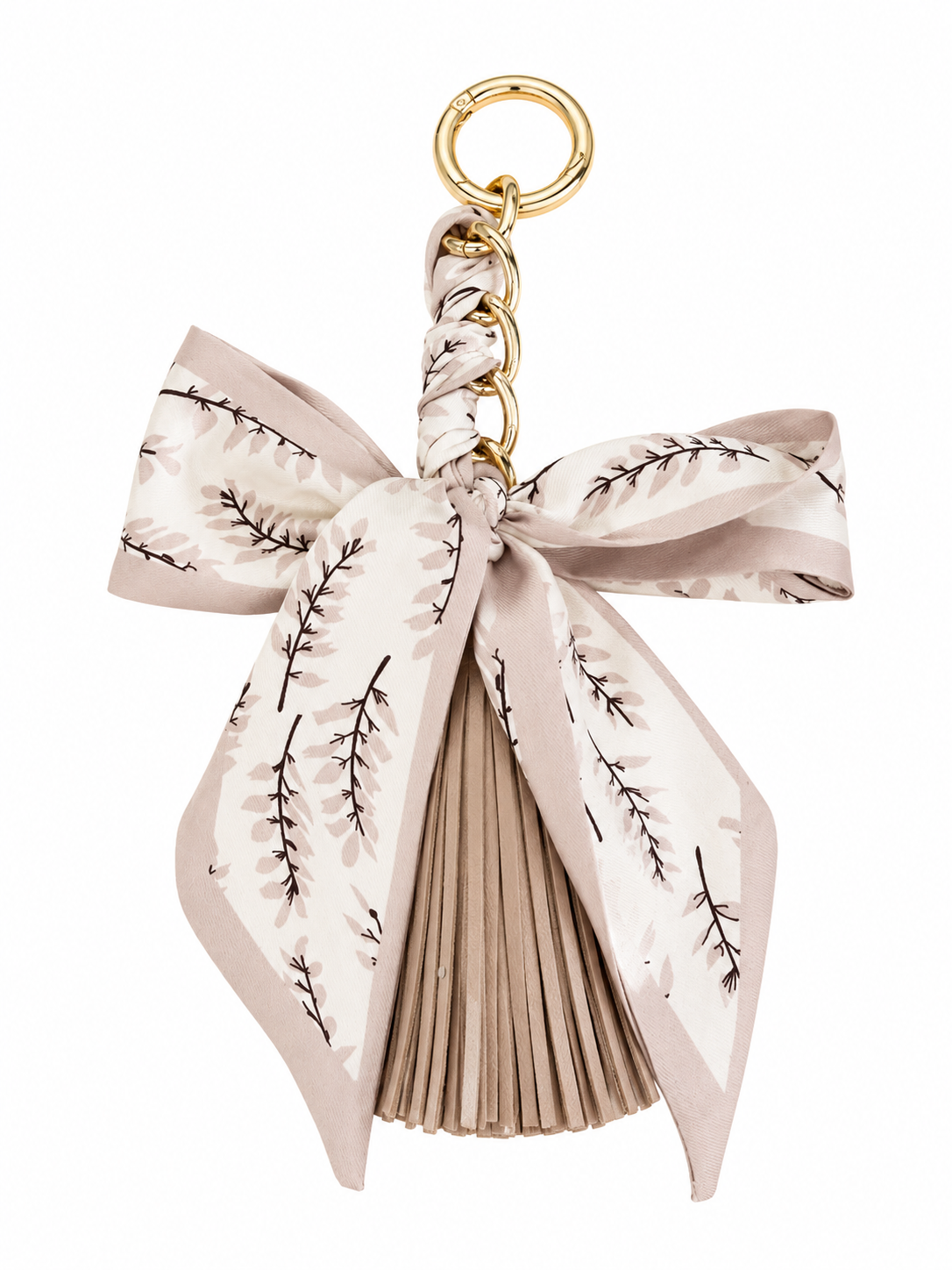 Bow & Fringe Bag Charm