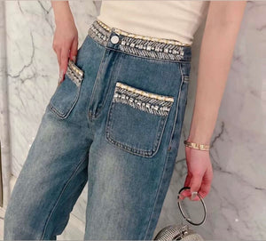 Jeans with Rhinestones.