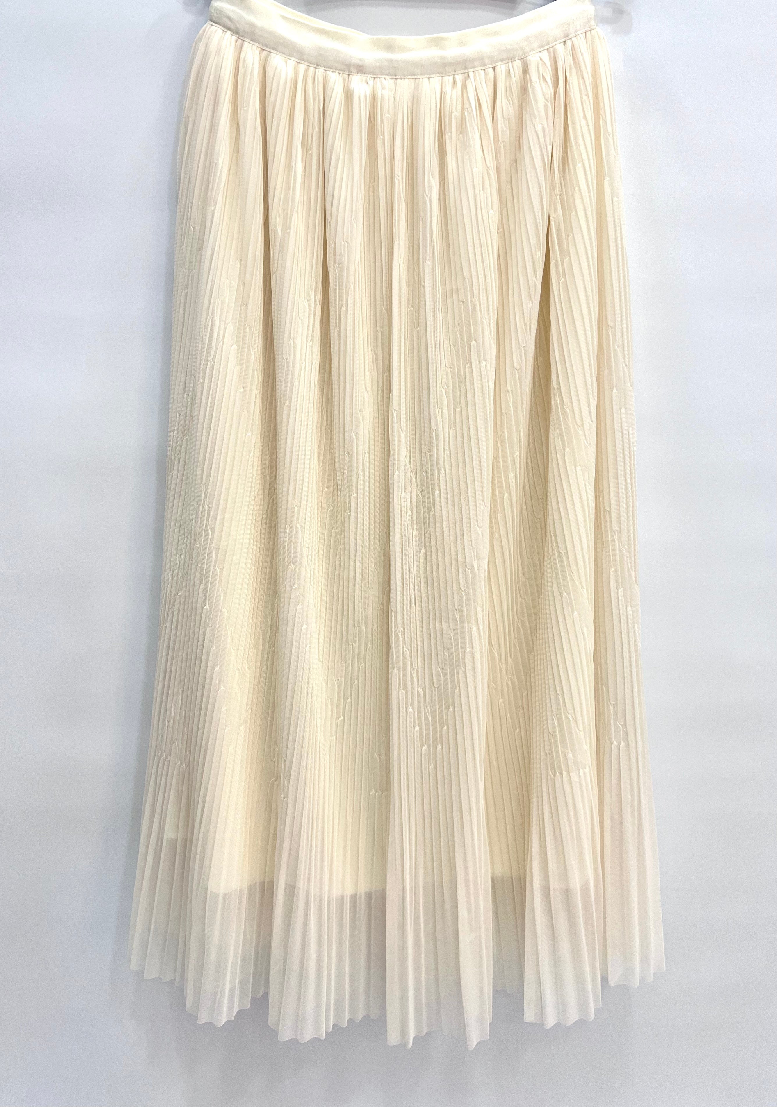 Pleated Midi Skirt