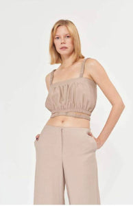 Linen Crop top