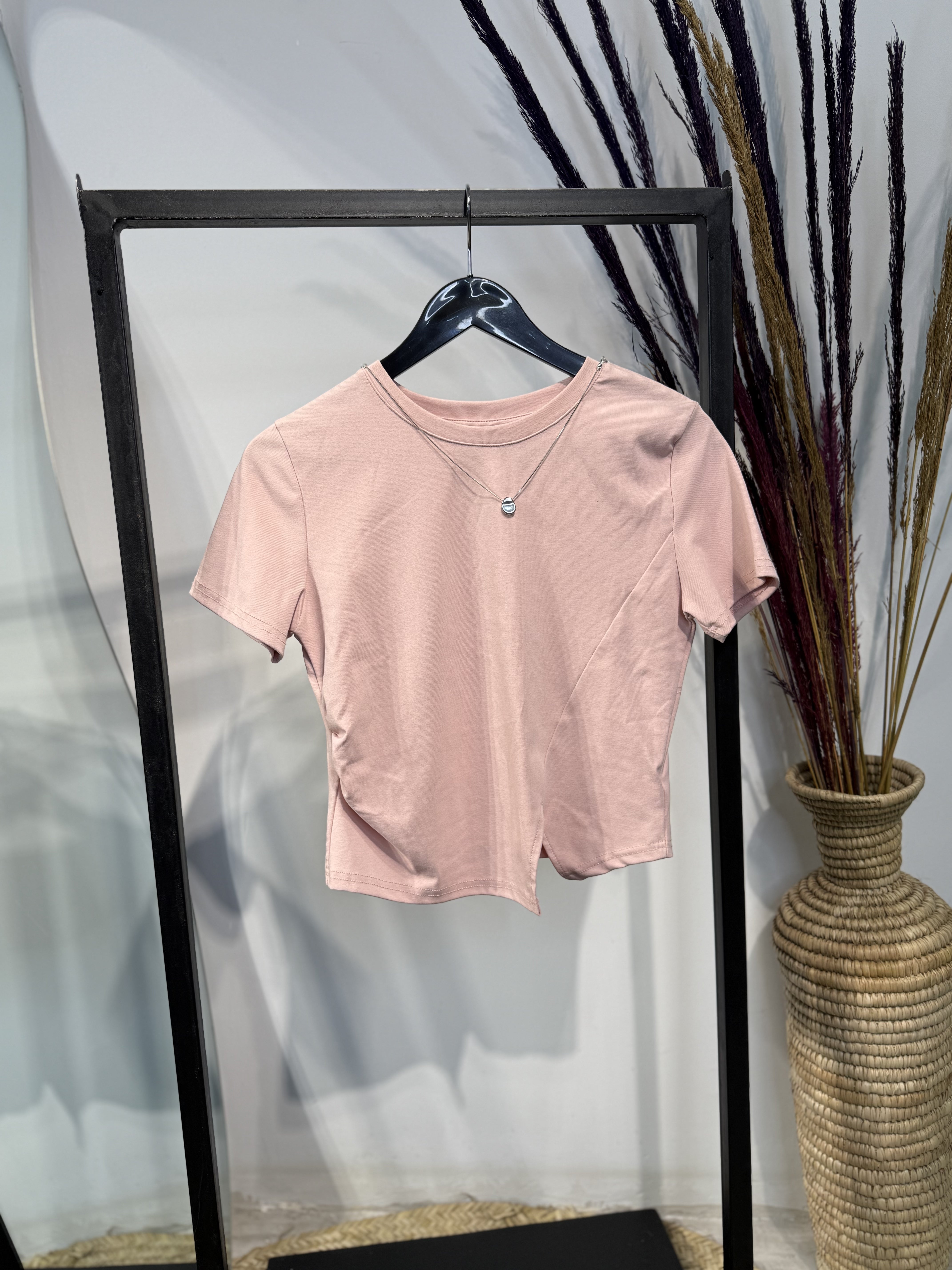 Basic Asymmetric T-Shirt