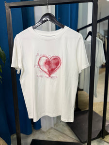 Heart Print T-Shirt