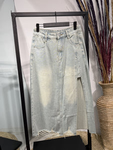 Midi Denim Skirt