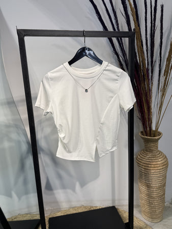 Basic Asymmetric T-Shirt