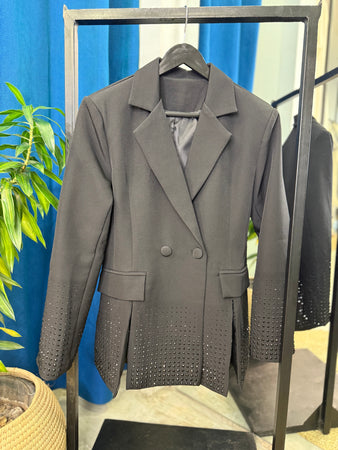 Blazer with Rhinestones