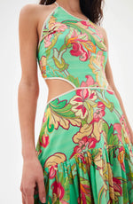 Load image into Gallery viewer, Floral Cut-Out Dress
