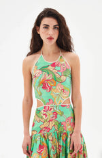 Load image into Gallery viewer, Floral Cut-Out Dress
