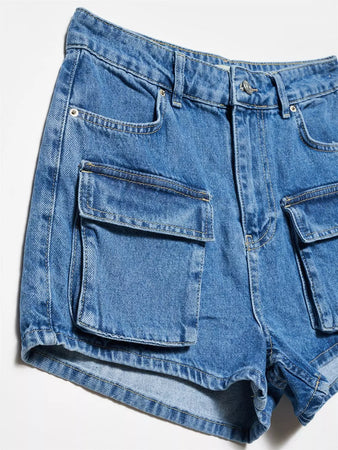 Denim Cargo Short