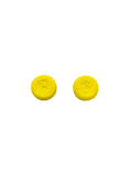 Raffia Round Earrings