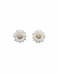 Raffia Flower Earrings