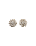 Raffia Flower Earrings