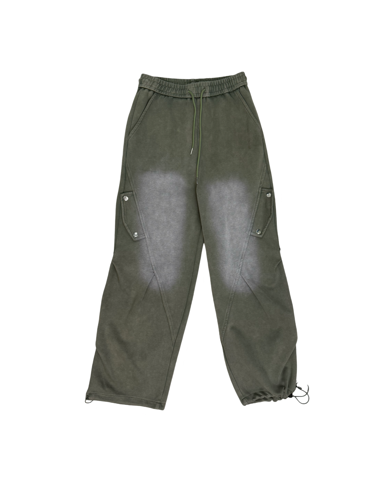 Washed-Effect Jogger Trousers