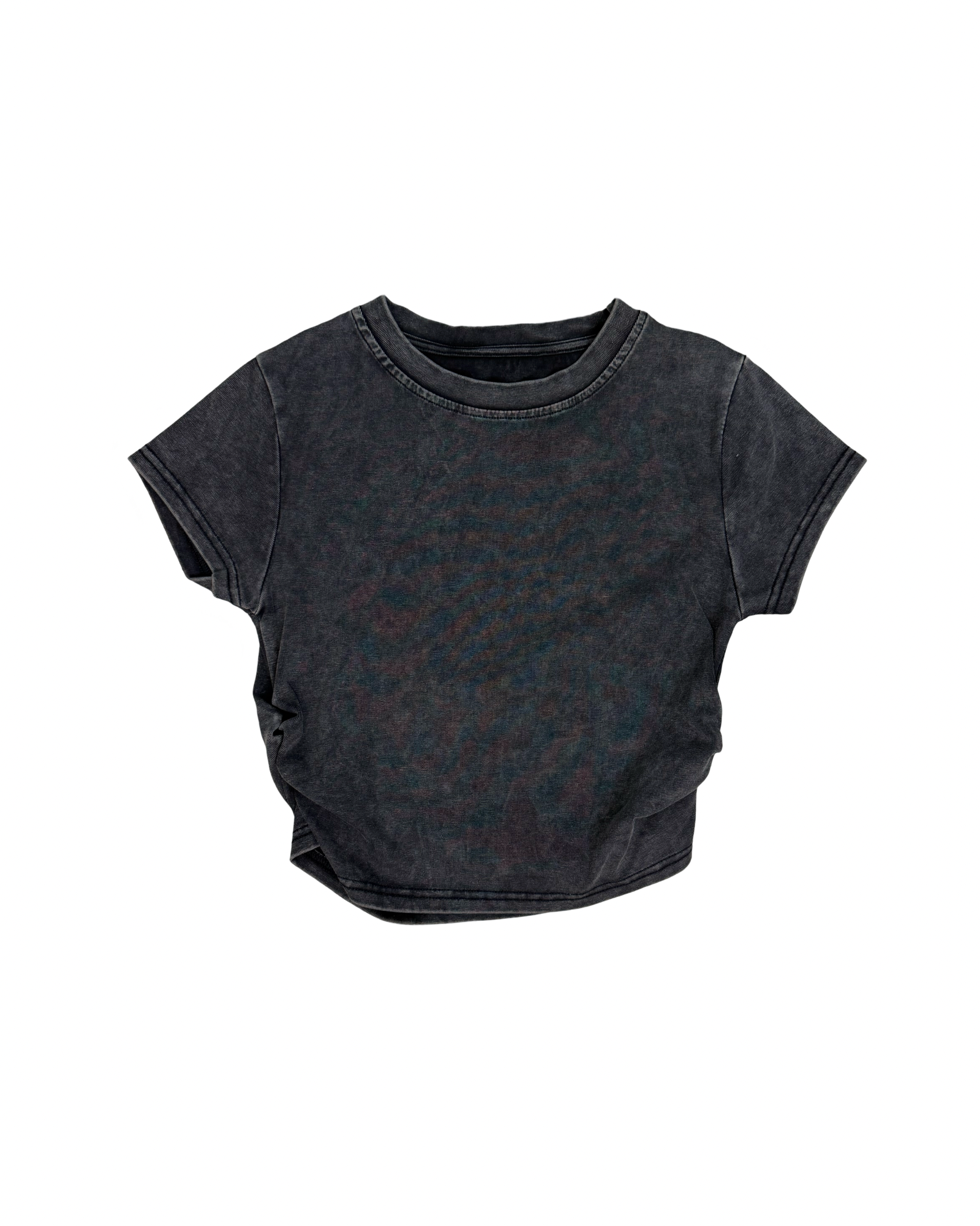 Faded Gathered T-Shirt