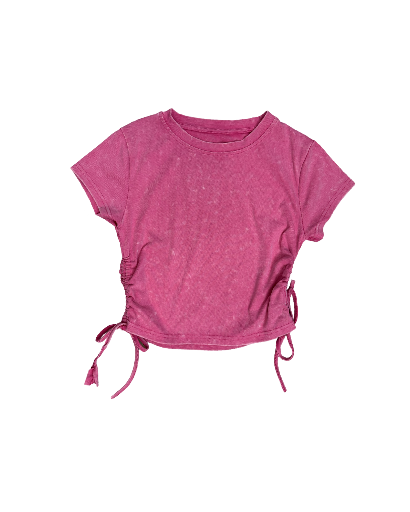 Faded Gathered T-Shirt