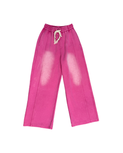 Washed-Effect Jogger Trousers