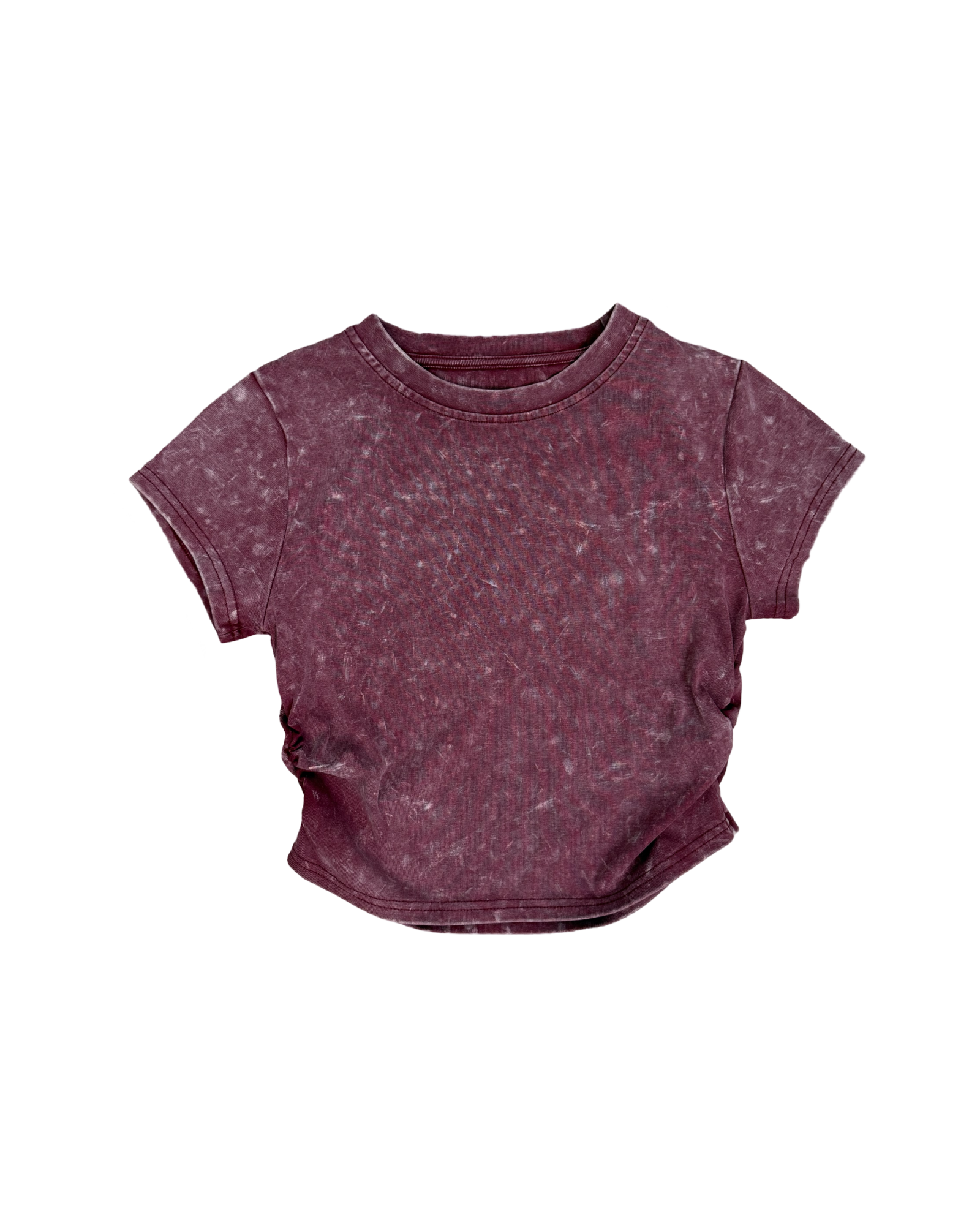 Faded Gathered T-Shirt