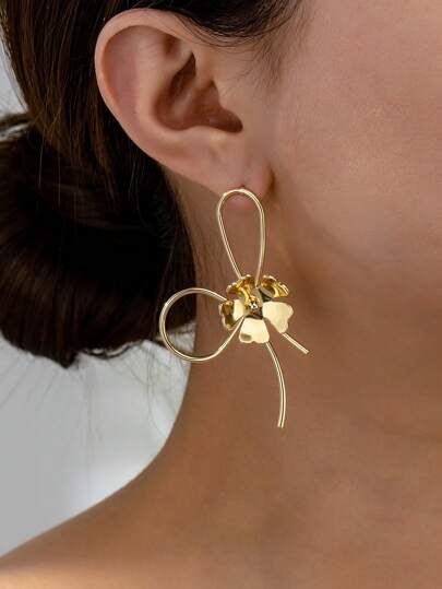 Raised Flower Earrings