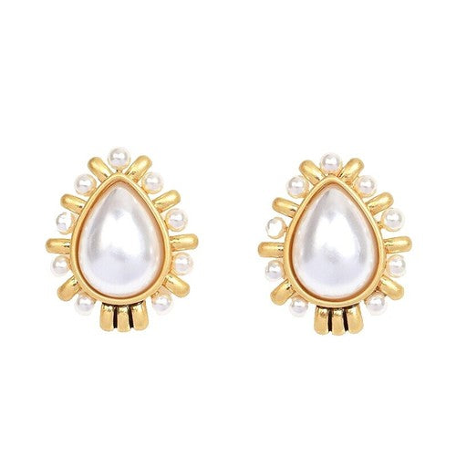 Faux Pearl Earrings
