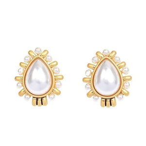 Faux Pearl Earrings
