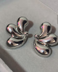 Metal Fan Earrings