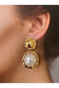 Faux Pearl Earrings