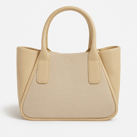 Contrast Canvas Small Bag
