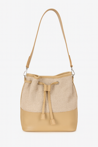 Contrast Bucket Shoulder Bag