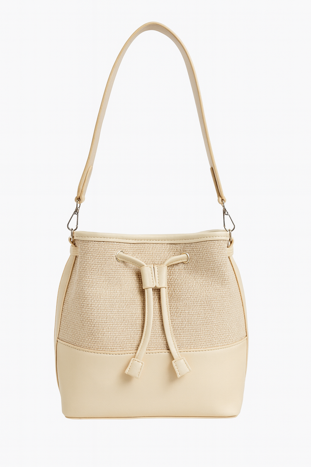 Contrast Bucket Shoulder Bag