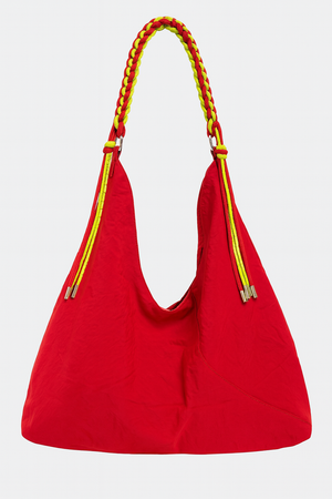 Shoulder Bag with Braided Strap