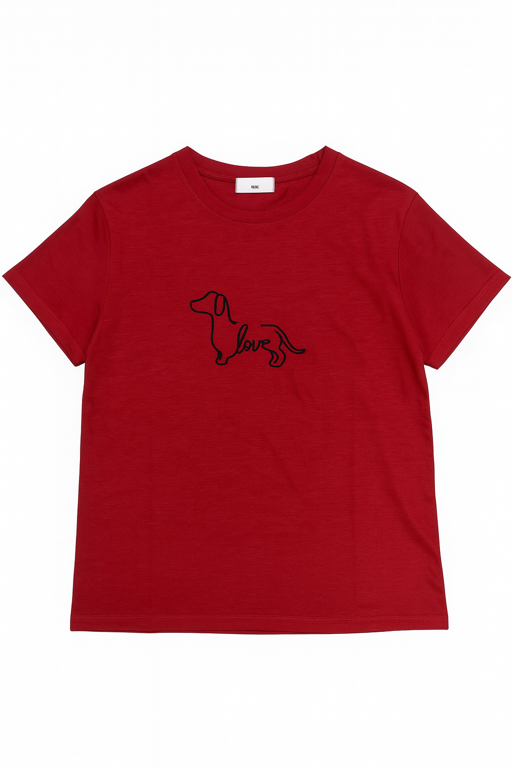 T-Shirt with Graphic Pup