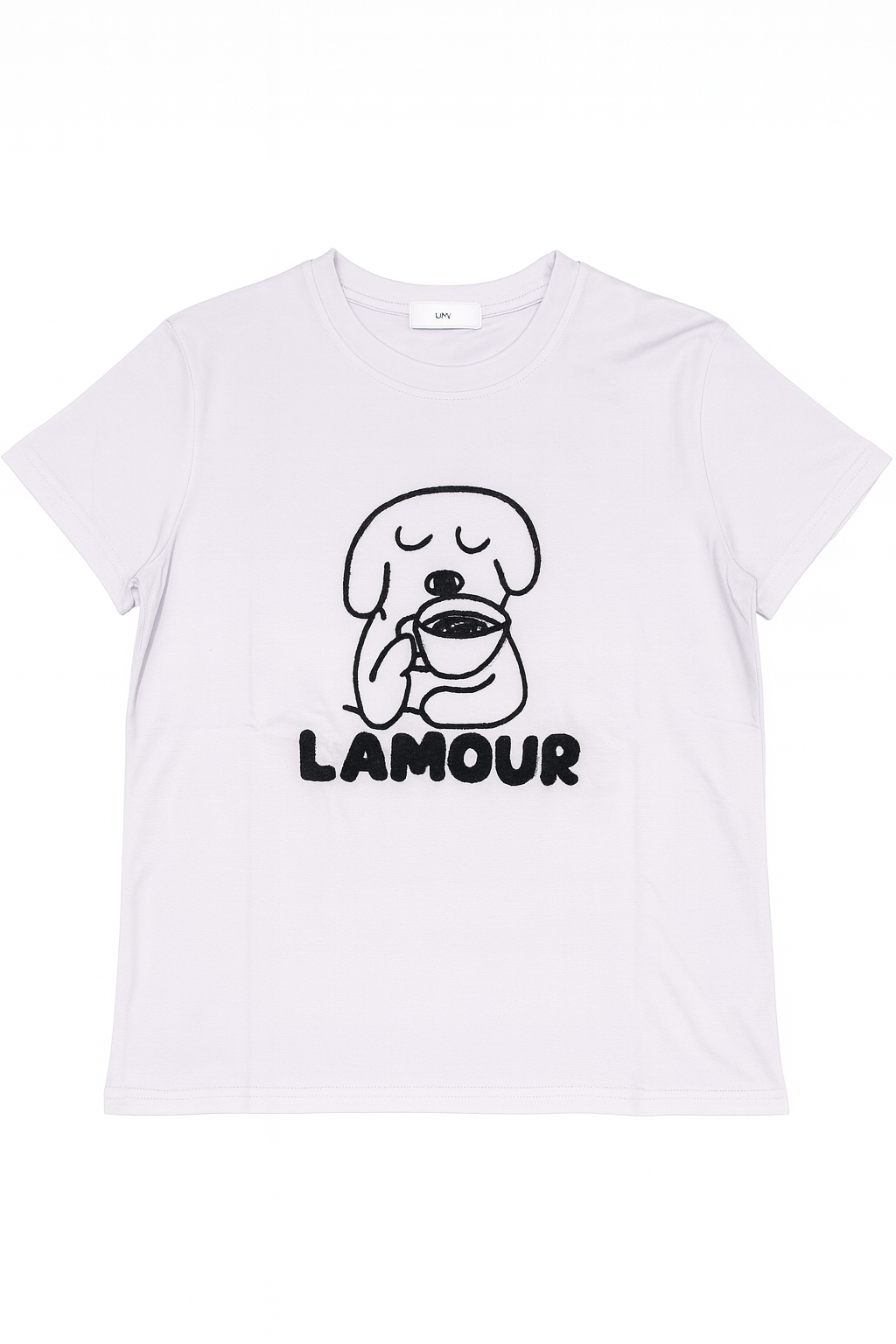 T-Shirt with Graphic Pup