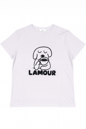 T-Shirt with Graphic Pup