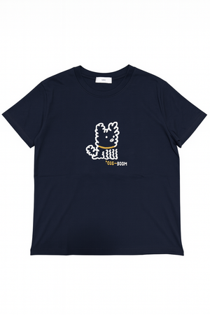 T-Shirt with Graphic Pup