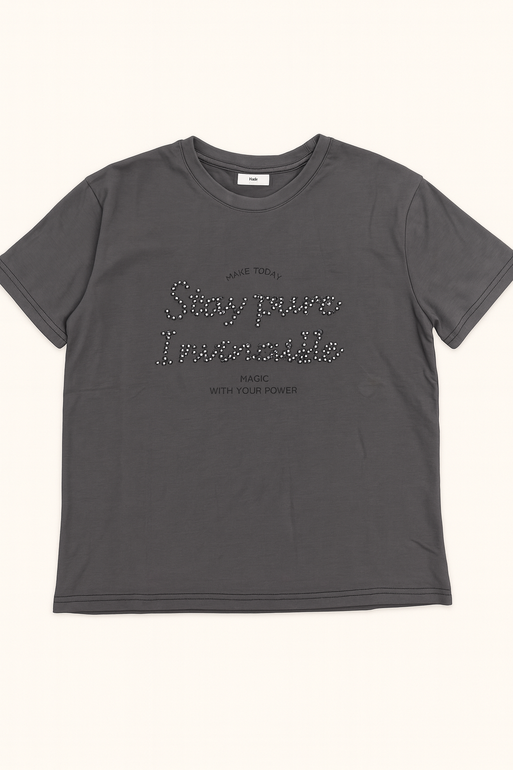 Faded Slogan T-Shirt