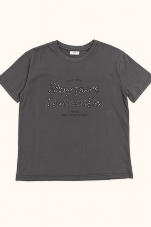 Faded Slogan T-Shirt