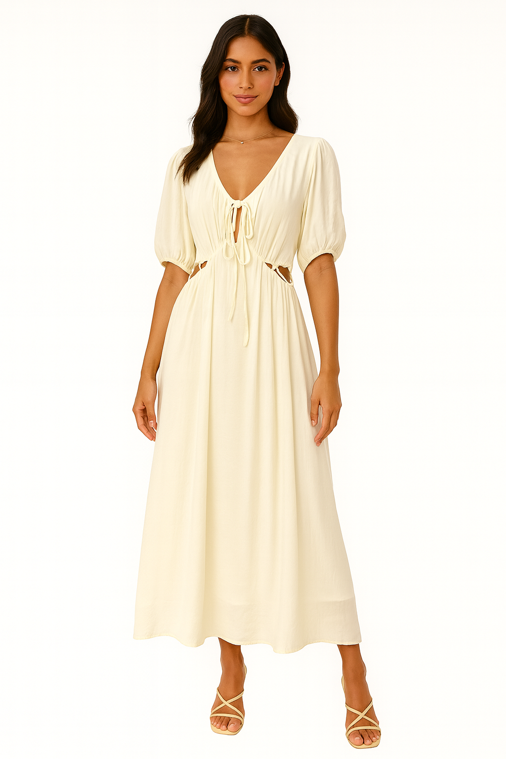 Linen Midi Dress