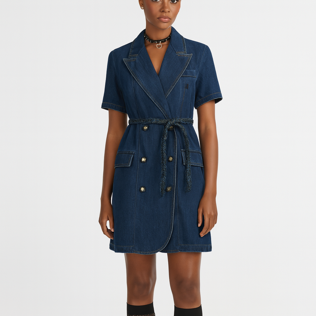 Mini Denim Dress