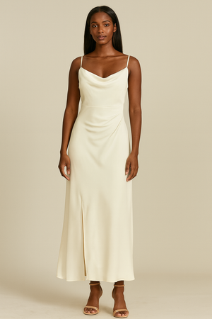 Satin Midi Dress