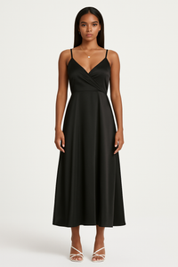 Satin Midi Dress