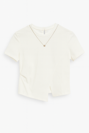 Basic Asymmetric T-Shirt
