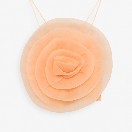 Organza Flower Crop Top