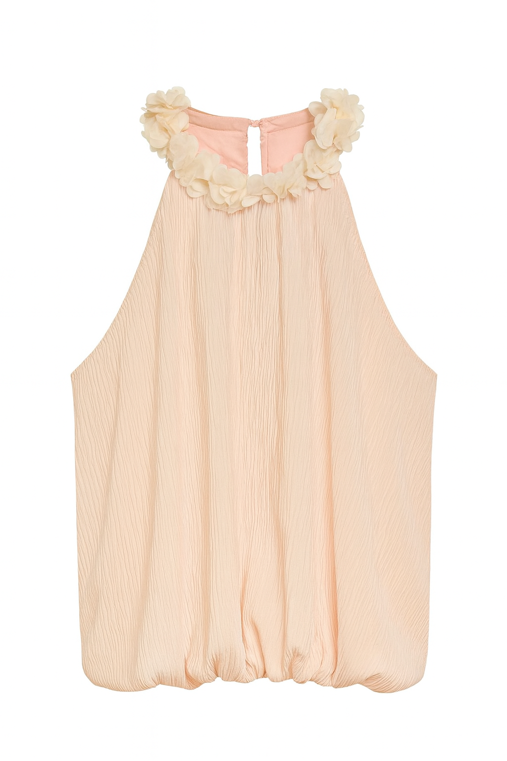 Raised Floral Balloon Top