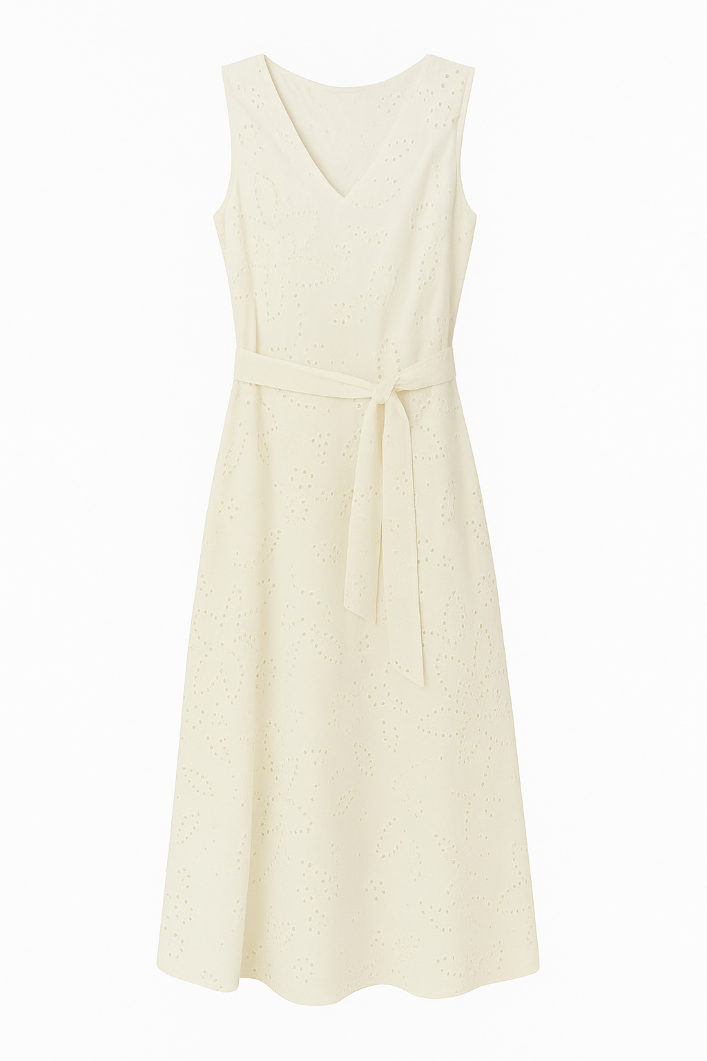 Embroidered Midi Dress