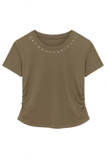 Load image into Gallery viewer, Gathered T-shirt
