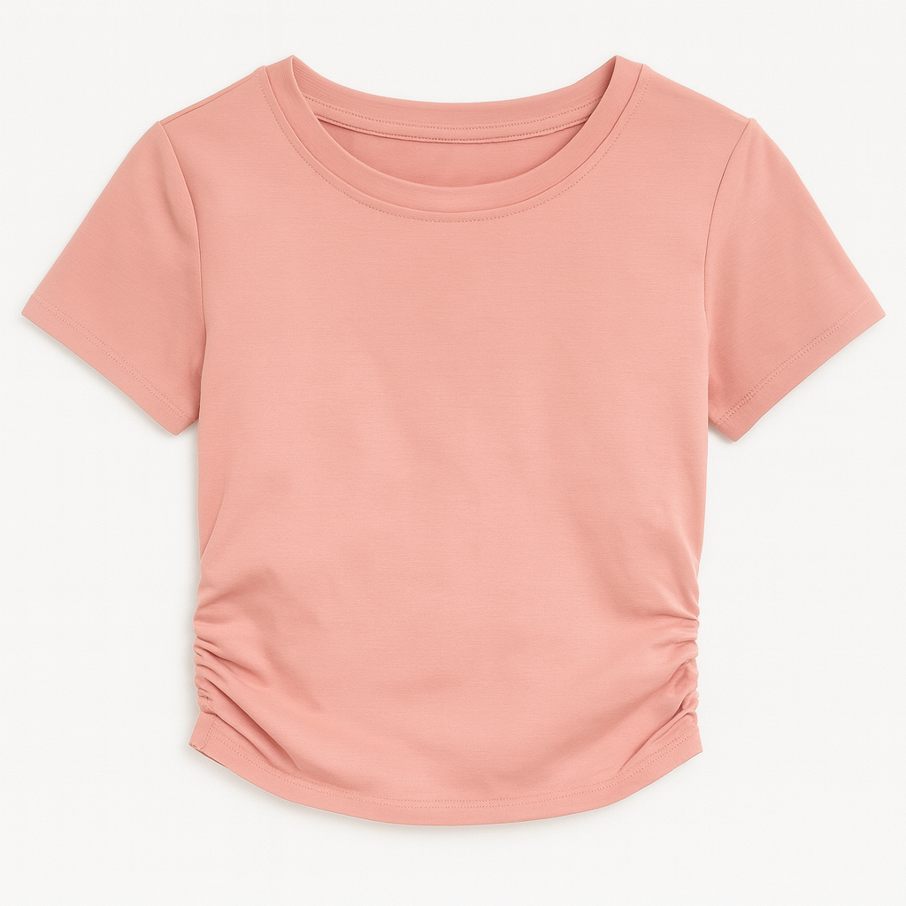 Cotton Basic Top with Gathering