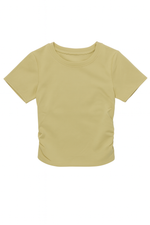 Load image into Gallery viewer, Cotton Basic Top with Gathering
