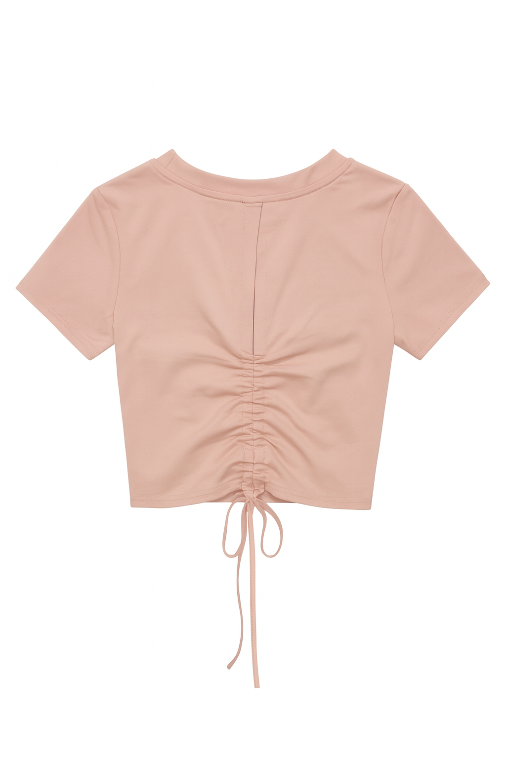 Cotton Basic Top with Open Back